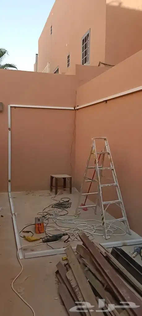 مظلات سواتر موقف السيارات مستودعات جميع انواع الحداده جلسات 6