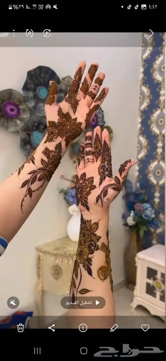 نقاشه الرياض نقش حناء الرياض 3