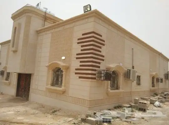 ديكورات خارجيه لياسه ملونه بطحاء الرياض وكسر رخام 4