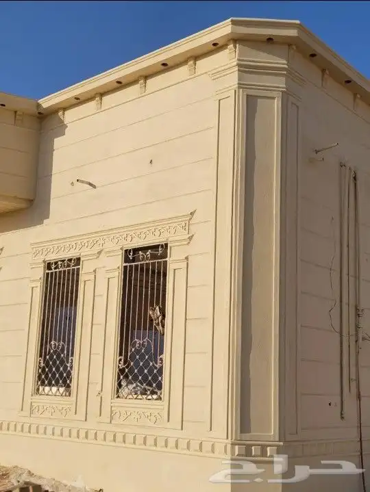 ديكورات خارجيه لياسه ملونه بطحاء الرياض وكسر رخام 3