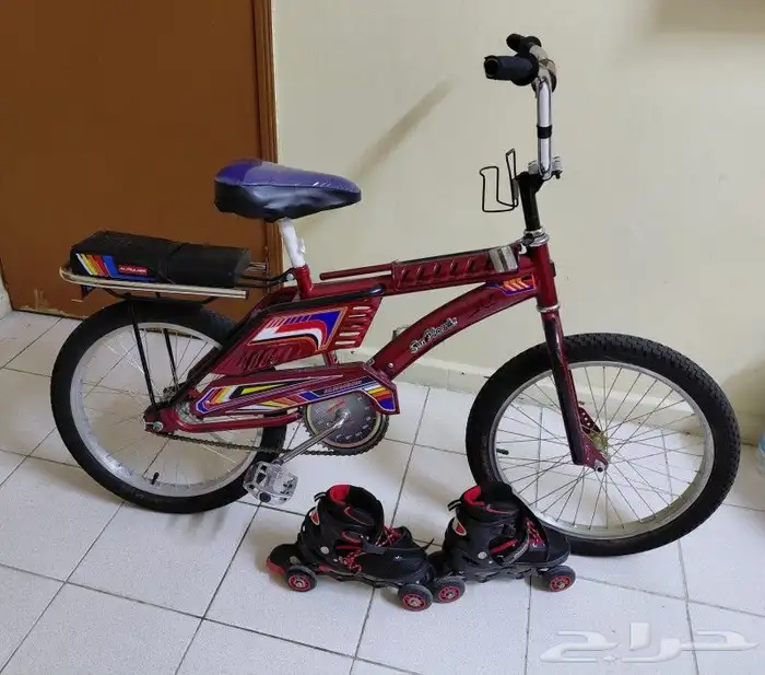 سيكل وجزمات تزلج 0