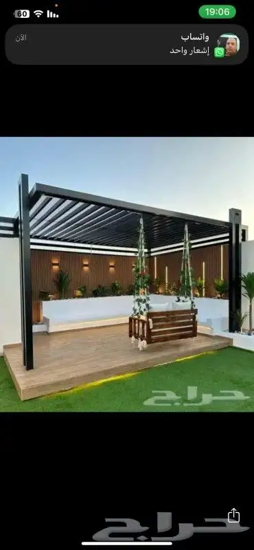 حدادة عامة وقرميد تنسيق حدائق ومظلات بجميع الاشكال والنواع 8