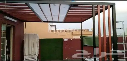 مظلات جلسات خارجية مظلات اسطح مظلات احواش مظلات لكسان برجوله 8