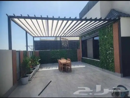 مظلات جلسات خارجية مظلات اسطح مظلات احواش مظلات لكسان برجوله 9