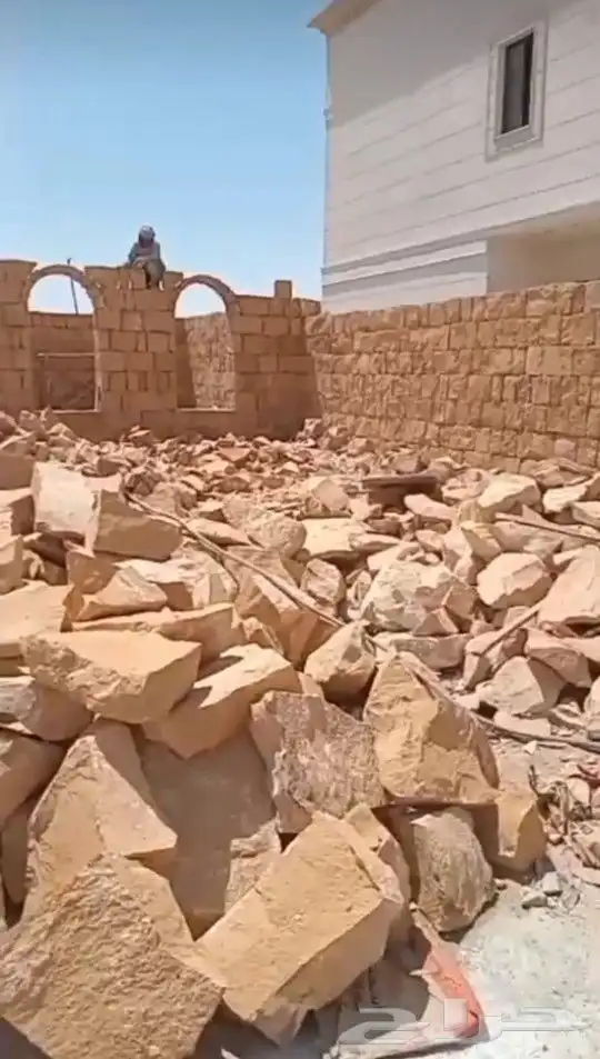 شغل تراث حجر طين ربراب اسوار تراث 6