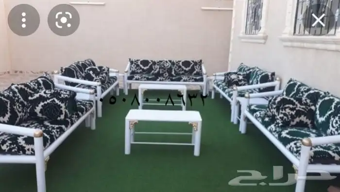 كراسي خارجية مراكيز احواش استراحات شاليهات كراسي خشبيه 4
