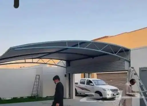 حداد مظلات سيارات وسواتر وترميم المباني 6