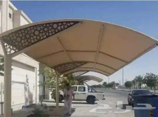حداد مظلات سيارات وسواتر وترميم المباني 1