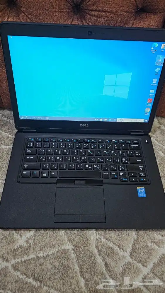 لابتوب محمول DELL معالج i7 رام 8 هارد SSD256 0