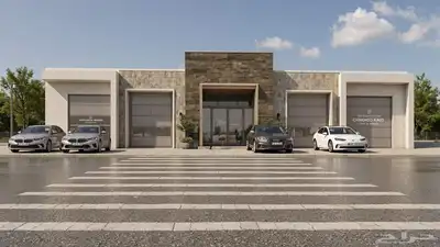 تصميم معماري تصميم فلل استراحات واجهات. 3