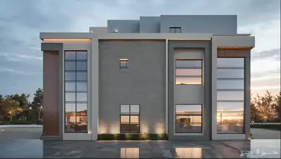 تصميم معماري تصميم فلل استراحات واجهات. 5