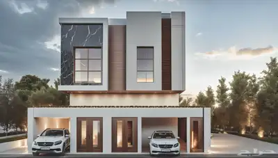 تصميم معماري تصميم فلل استراحات واجهات. 1