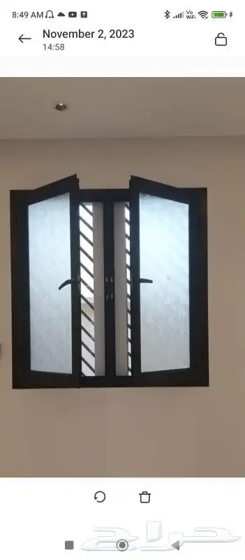 ابواب المنيوم شبابيك المنيوم واجهات المنيوم باب لمنيوم شباك 6