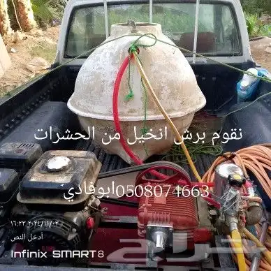 يوجد لدينا جميع انواع النخيل العربي ورش الحشرات 5