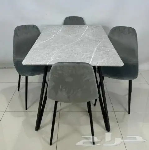 طاولات طعام سيراميك رخام خشب زجاج 16
