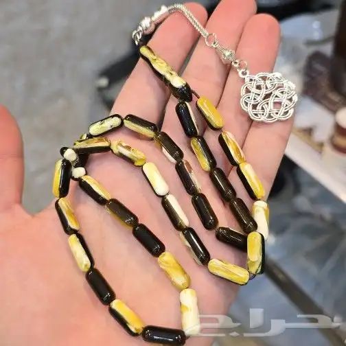 سبحة تراب الكهرمان 0