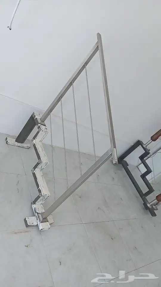 تركيب درابزين سلم درج استانلس استيل زجاج 4