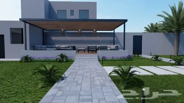 تنسيق حدائق مظلات حدائق القصيم 2