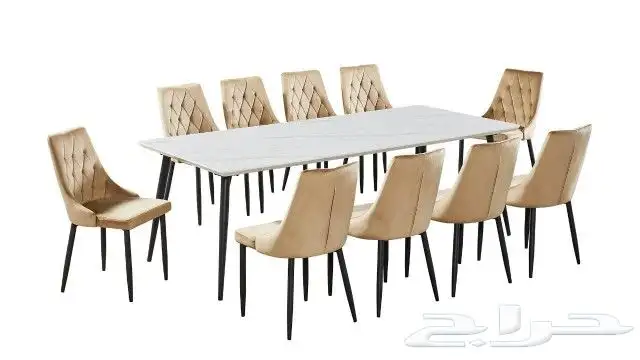 طاولات طعام سيراميك ورخام وخشب 41