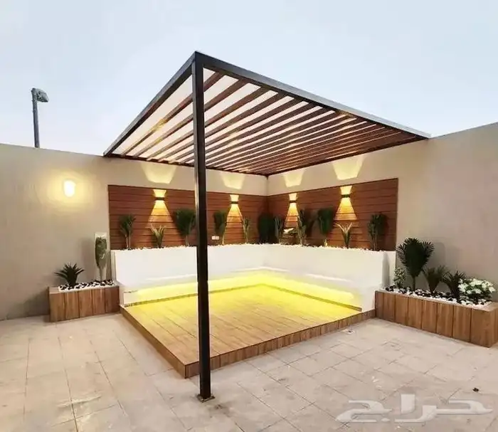 تنسيق حدائق مظلات حدائق القصيم 4