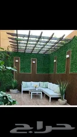 تكسيات جداريه وعشب صناعي 1