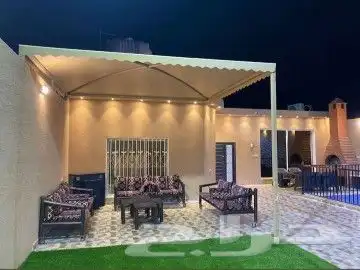 مظلات سيارت جلسات حدائق سواتر أحواش تغطيت مستودعات 9