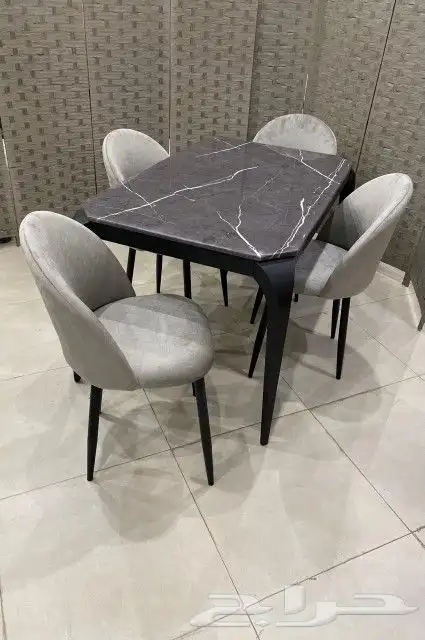 طاولات خشب ماليزي سيراميك رخام استيل 14