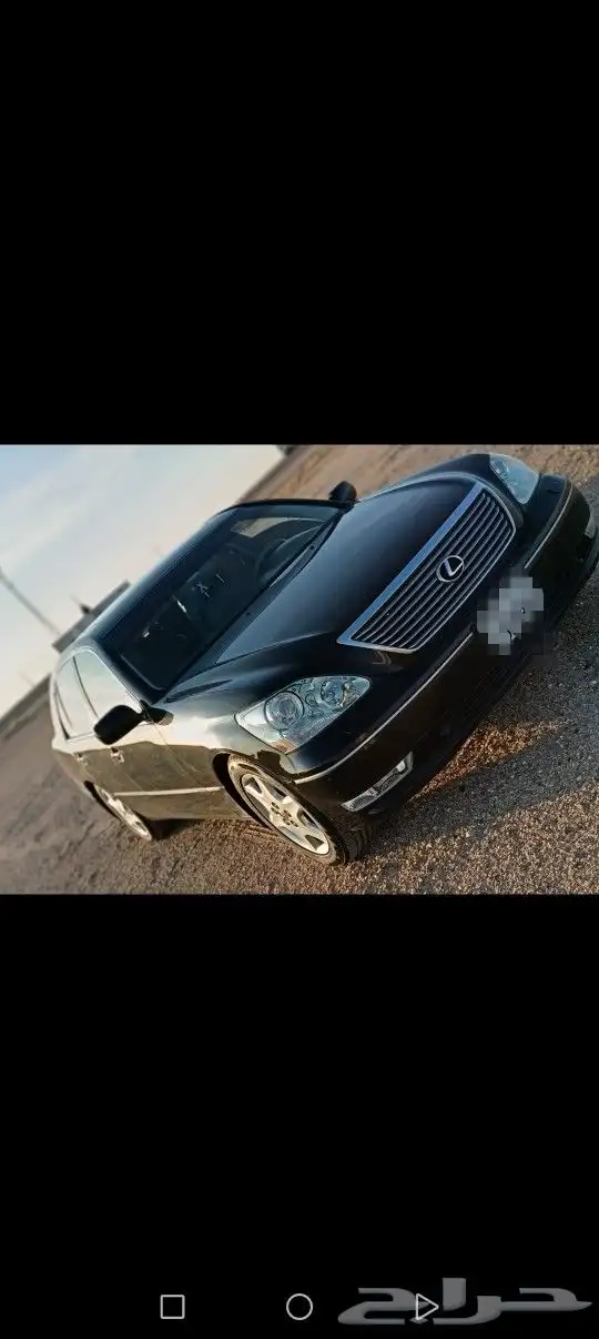 للبيع لكزس LS430 2005 لون اسود نظيفه يابانيه 3