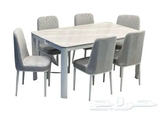 طاولات خشب ماليزي سيراميك رخام استيل 45