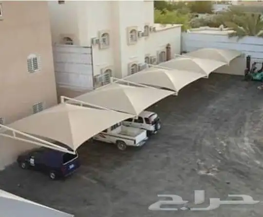 نعمل للمظلات السياراة وجميع اعمال الحداده 9