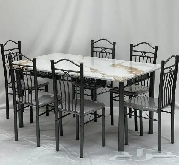 طاولات خشب ماليزي سيراميك رخام استيل 38