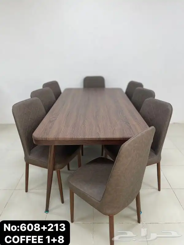 طاولات خشب ماليزي سيراميك رخام استيل 39