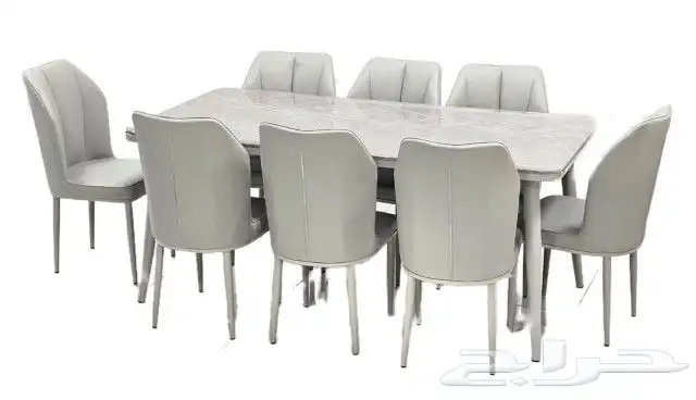 طاولات خشب ماليزي سيراميك رخام استيل 31