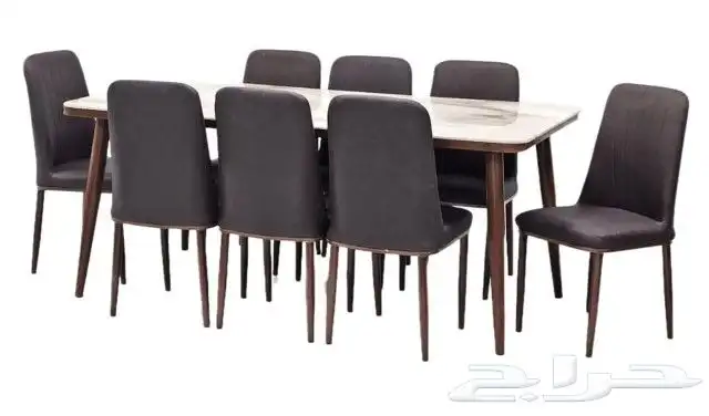 طاولات خشب ماليزي سيراميك رخام استيل 47