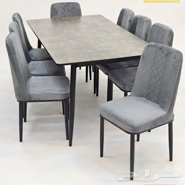 طاولات خشب ماليزي سيراميك رخام استيل 10