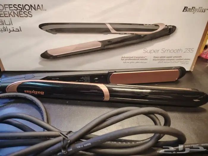 ليز شعر مملس شعر babyliss سيراميك متطور منعم شعر 0