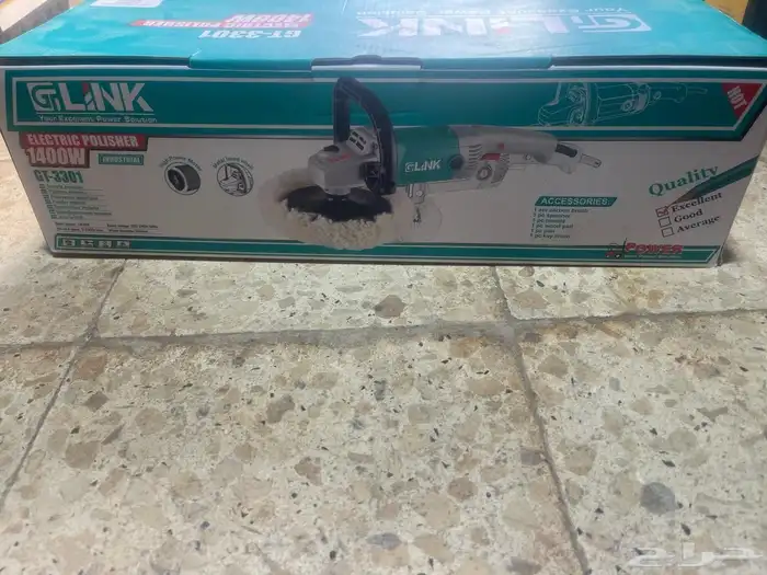 للبيع صاروخ تلميع 1400 واط نوع Glink الحالة جديد بكرتونه 3