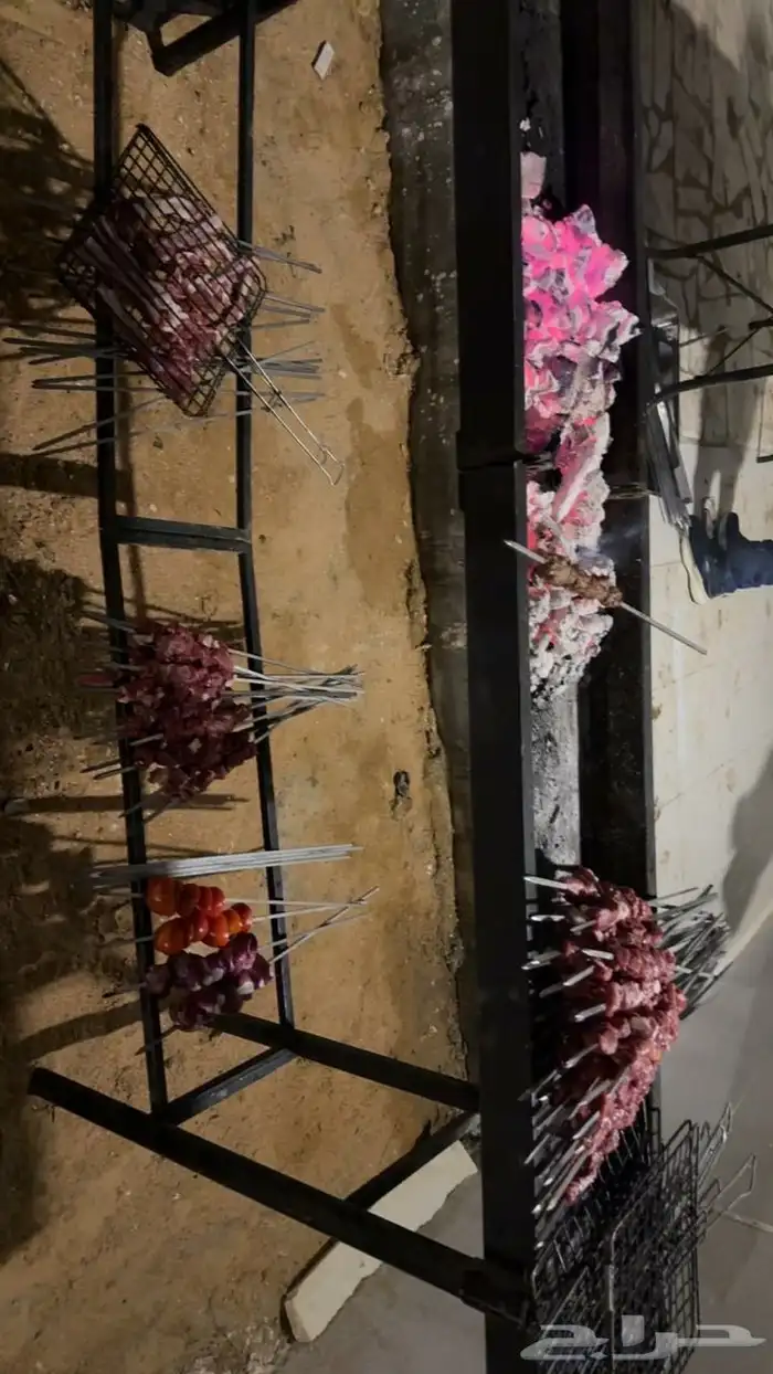 شوي خارجي مشويات تجهيز ذبايح في الموقع مشاوي دوار السعادة 1