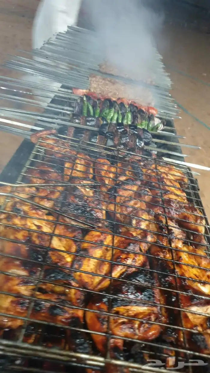 شوي خارجي مشويات تجهيز ذبايح في الموقع مشاوي دوار السعادة 2