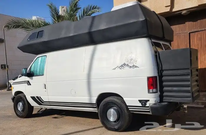 موترهوم كرفان فورد فان 2002 ديزل F350 ممشى قليل 2