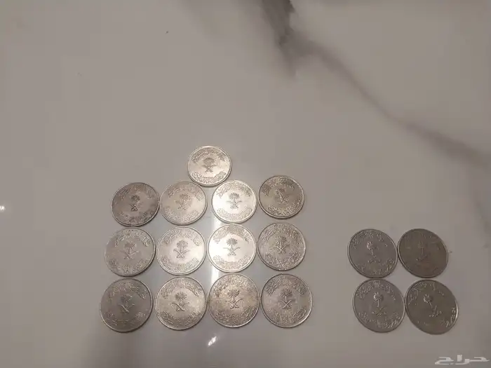 عملات سعوديه قديمه الملك خالد والملك فهد 0