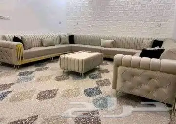 تفصيل كنب مساند ستائر وافي طقم مودرن 9