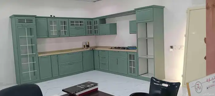 مطبخ رخام صناعي جوده ممتازه حرف L للبيع 7 متر 4 3 0