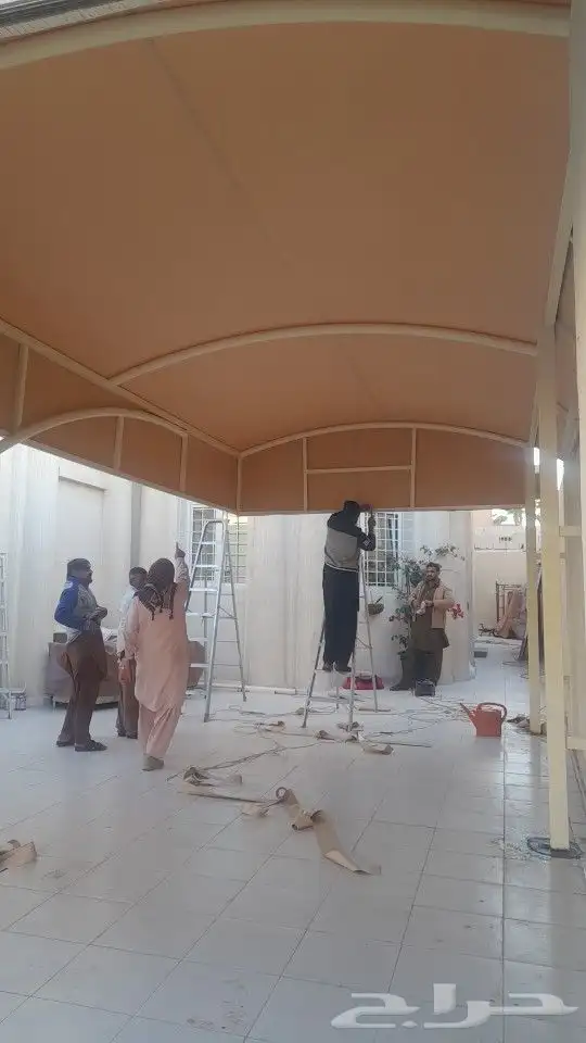 مضلات وسواتر برجولات اصباغ عوازل الدمام الخبر القطيف 6