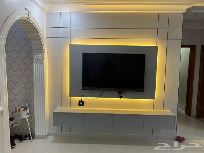 ديكورات منازل ديكور شاشة بديل خشب بديل الرخام شيبورد وراق 7