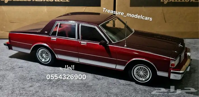 تحف ونوادر كابرس عنابي مجسمات سيارات مجسم كابرس تراث 1