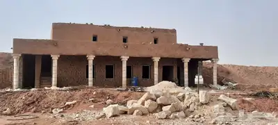 لشغل اثراث الطين القديمه بنيان وتليوس واسقف خشب اثل وجريد نخ 7