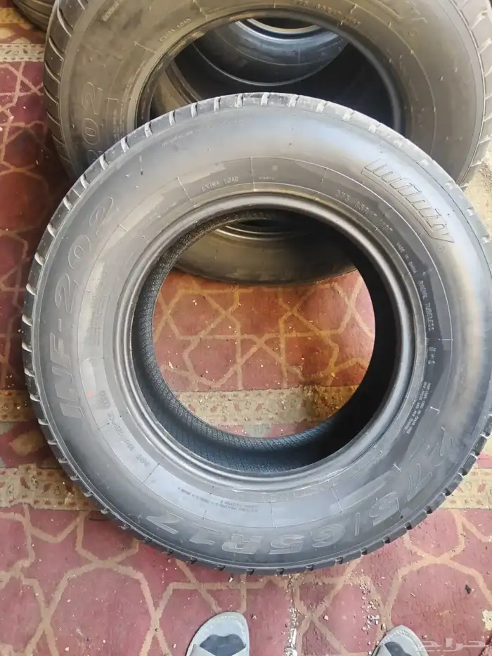 أربع كفرات دعسه شاهين رملي 275 65 17 4