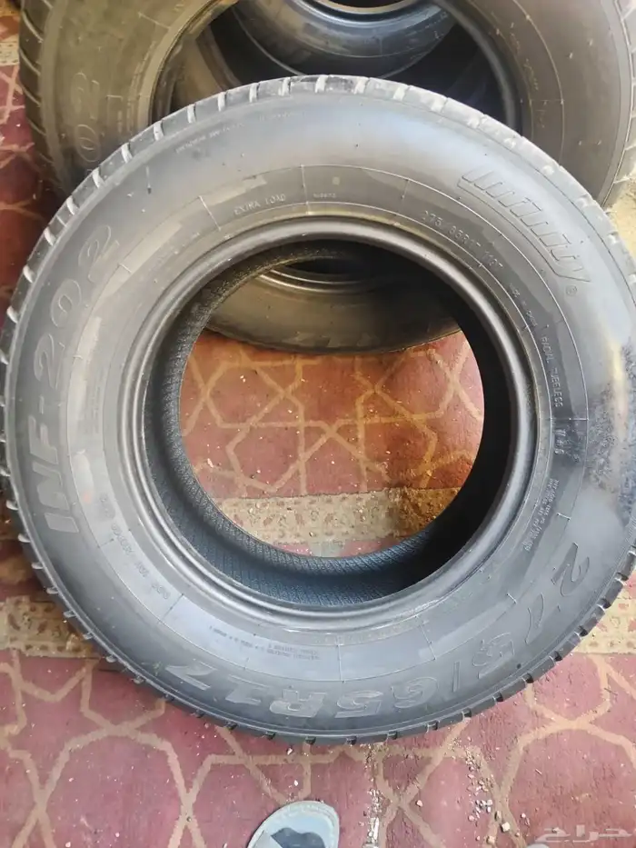 أربع كفرات دعسه شاهين رملي 275 65 17 5