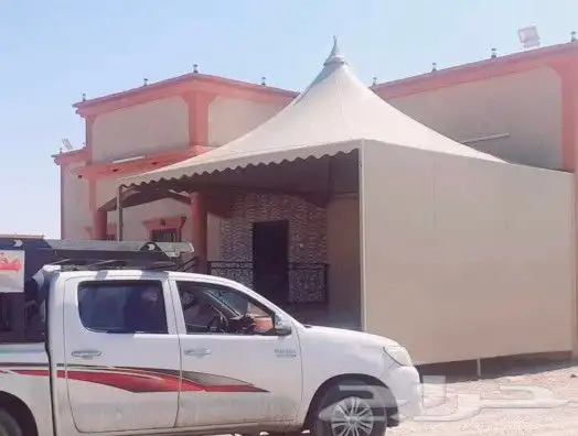 مظلات قرميد بيت شعر مشب نار جلسه اراضيه كعنب 12
